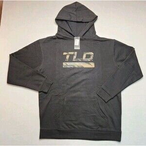 Troy Lee Designs Hoodie Youth XL Black Camo Spellout Sweatshirt Sweater